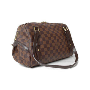 Louis Vuitton Ebene Damier Shoulder Brown Bag Rivington